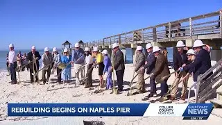 City of Naples breaks ground on pier rebuild 3 years after Hurricane Ian