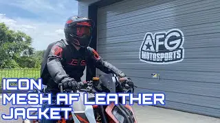 ICON MESH AF LEATHER JACKET