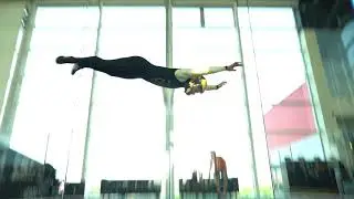 Wind tunnel SOLO flight. Aerogravity Milano.