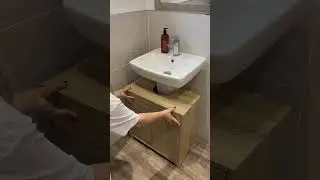 How to Build an Under Sink Storage Cabinet | Bathroom Assembly Guide &ndash; Vonhaus #bathroomdesign