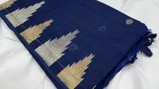 New Saree Collection 🌈 Pure Linen Silk Sarees Collection ⛱️ Price 1550 free shipping 8838204488