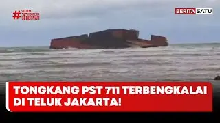 Tongkang PST 711 Terbengkalai di Teluk Jakarta, Kasus Tabrakan 2018 Berujung Gugatan #beritasatu