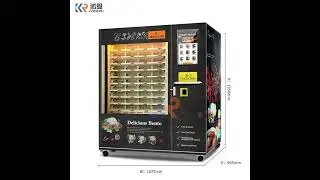 Freshly Prepared Meals Food Kitchen Vending Machine Microwave Heating Fresh Meals Vending Machine