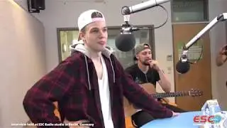 Mikolas Josef winner ESC Radio Awards 2018 - studio interview & acoustic performance of Lie To Me