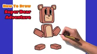 How to Draw Super Bear Adventure - Easy Step-by-Step Drawing Tutorial