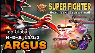 Best build Argus tersakit dan terkuat | Hero Argus top global | gameplay Argus mobile Legend