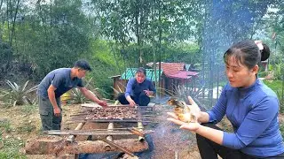 Life building diary : Drying and preserving salted fish. Another flock of newly hatched chicks