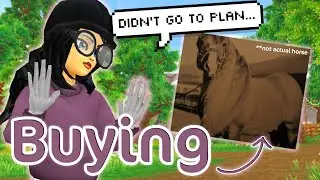 Buying FIRST IRL Haflinger! **didn't go as planned ** 😬 Star Stable