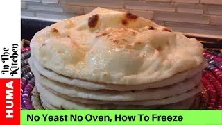 Tandoori Butter Naan Without Tandoor or Oven Recipe by (HUMA IN THE KITCHEN)
