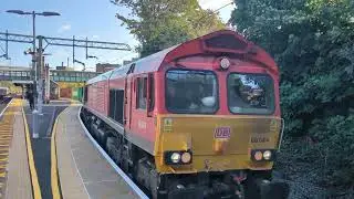 66044 arrives and departs Witham working 4M82