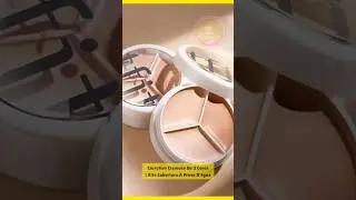 Corretivo Cremoso De 3 Cores | Alta Cobertura &Agrave; Prova D'&aacute;gua  #corretivo  #cremoso #maquiagem