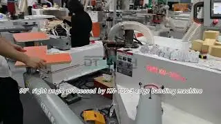 90 degree curve straight edge banding machine #machine #edgebanding #edgebander #furniture