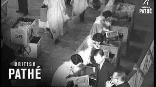Mixing Counterfoils For The Grand National Sweepstakes (1937)