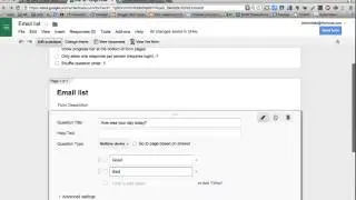 How to create email list from Google Form