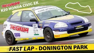 Mikey Birch K20 Honda Civic EK Fast Lap! - Donington Park (Time Attack) - 1:19.345