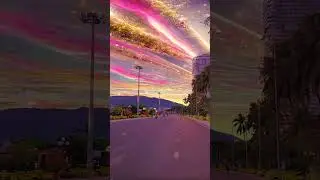 Aesthetic AI Skies That Feel Unreal | Colorful Sky #shorts #sunset #aiart #sky