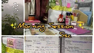 ✨Peaceful Morning Study Vlog ✨ Study with me✨