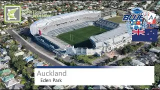 Eden Park | Blues | Rugby Union | Aces | Slow Motion 360&deg; Rotation | Google Earth
