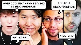 Сиккуно, Тост и Гарек Хаос в День благодарения в Arc Raiders! | Возрождение Myth Twitch и новая д...