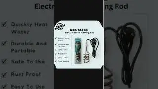 🔥 Best Immersion Rod Water Heater for Bathroom | Shock Proof Copper Heater | Fast Heating. #bestdels