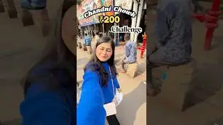 ₹200 Street Food Challenge | Chandni Chowk Edition 🍽️ #foodchallenge #food #trending #shorts