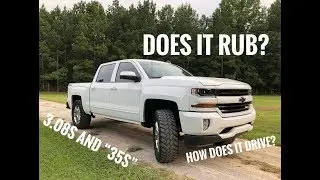295/65s on leveled 2018 Silverado