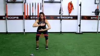 Lateral Squat Walk - Loop