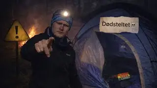 Overnatte alene i telt på fjellet – kald natt og bål 
