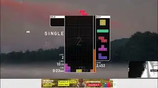 personal record 57.150 seconds Tetr.io- 25 lines speedrun.com