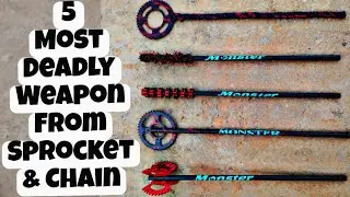 ५ सबसे खतरनाक हथियार | 5 Deadly Weapon With Chain And Pipe | Hathiyar kaise banaen, Hathiyar Talwar