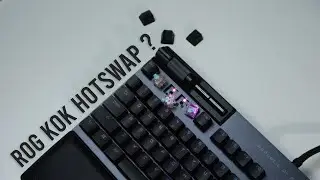 Mechanical Keyboard Custom Paling Gaming ! | ASUS ROG Strix Flare II Animate