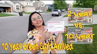 10 Year Green Card Arrived  | Difference With 2 Year GC?