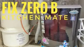 How to Fix Zero B Kitchen Mate RO | Prefilter Change | Replace Pump | Inflate Tank Bladder #diy #RO