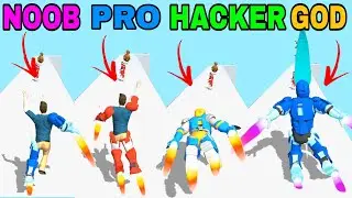 NOOB VS PRO VS HACKER VS GOD in FullMetal3D