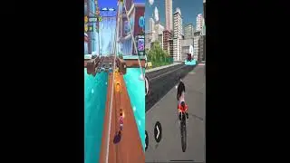 Subway Princess Runner V/S Indian Bike Simulator 3D Game - PRINCESS VS BIKE