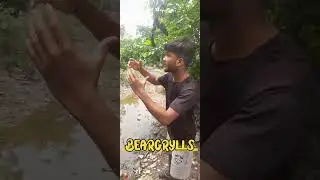 SASTA BEARGRYLLS KA LONDA 🐻 #beargryllsvideo #jungelkaraja #wildlife #wildcomedy #