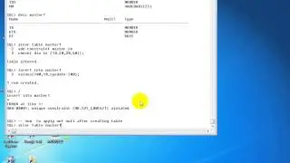 Oracle database Training : How to add constraints in Table