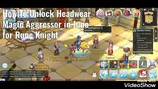 How To unlock headwear Magic Aggressor blueprint for Rune Knight in Juno
