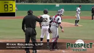 Ryan Rolison Prospect Video, LHP, University of Mississippi, Full Outing vs Long Beach State