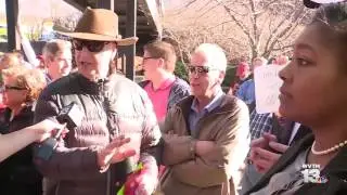 Planned Parenthood debate before Rep. Gary Palmer's Town Hall in Hoover