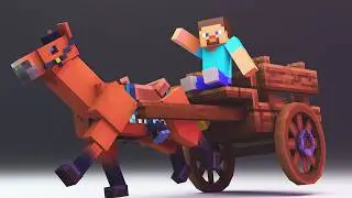 I added horse carriages to minecraft! [MYTHICMOBS x MODELENGINE]