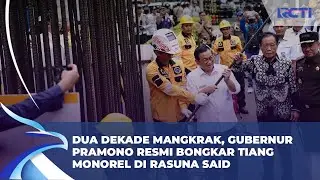 21 Tahun Mangkrak, Tiang Monorel di Rasuna Said Akhirnya Dibongkar