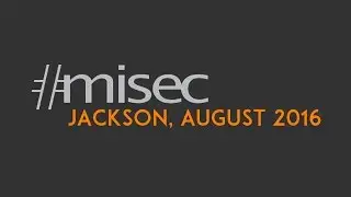 Injecting Security into the SDLC - #misec Jackson August 2016