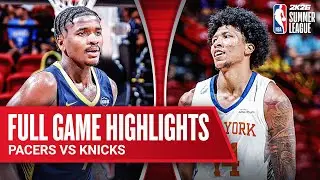 PACERS vs KNICKS | NBA SUMMER LEAGUE | FULL GAME HIGHLIGHTS | July 17, 2025