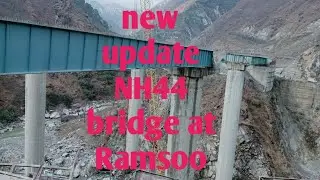 NH44 bridge jammu and Srinagar  ramsoo between panthal work in progess