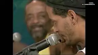 NAN&Aacute; VASCONCELOS 1997 MACIEL MELO CESAR MICHILES Programa P&eacute; de Serra entrevista show TVU Recife PE
