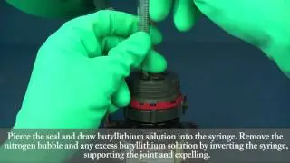 Syringing Butyllithium