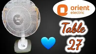 Orient Table 27 High Speed 400mm Fan Unboxing + Review || Grey Colour fan || Best Budget Fan ||