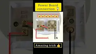 power Board connection 😱#electric #youtubeshorts #shorts
