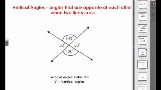 Linear Pairs and Vertical Angles